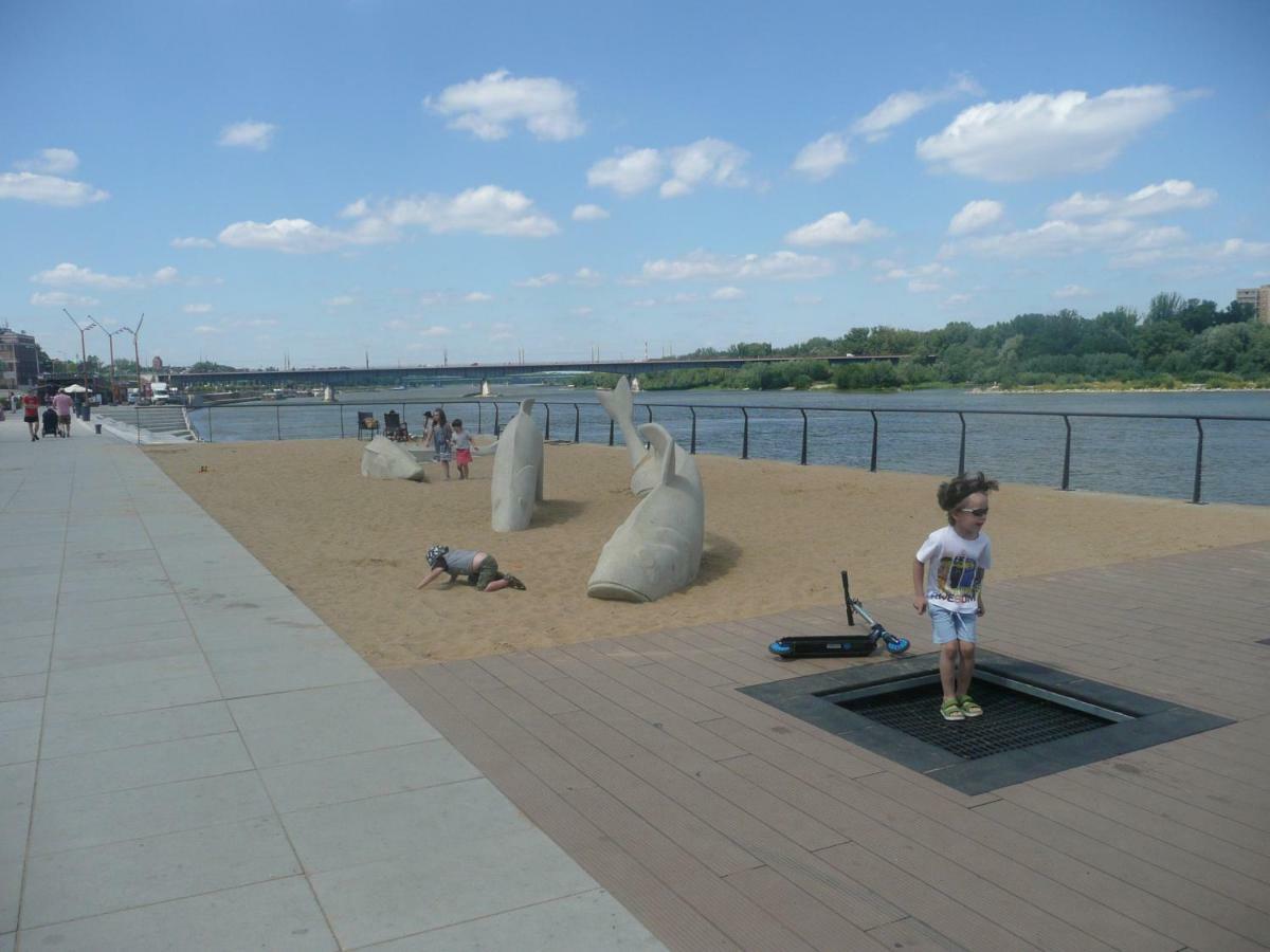 Sunny Wisla River Apartment วอร์ซอ ภายนอก รูปภาพ